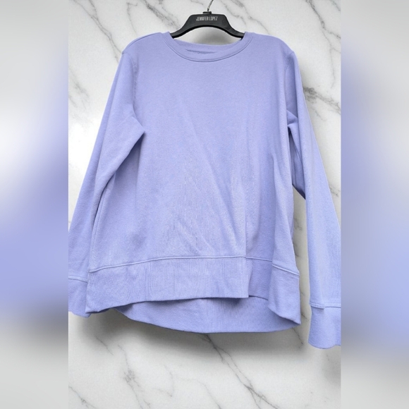 Tek Gear Ultrasoft Fleece Crewneck Sweatshirt Lola Purple, Size: L (EUC) - Picture 4 of 7